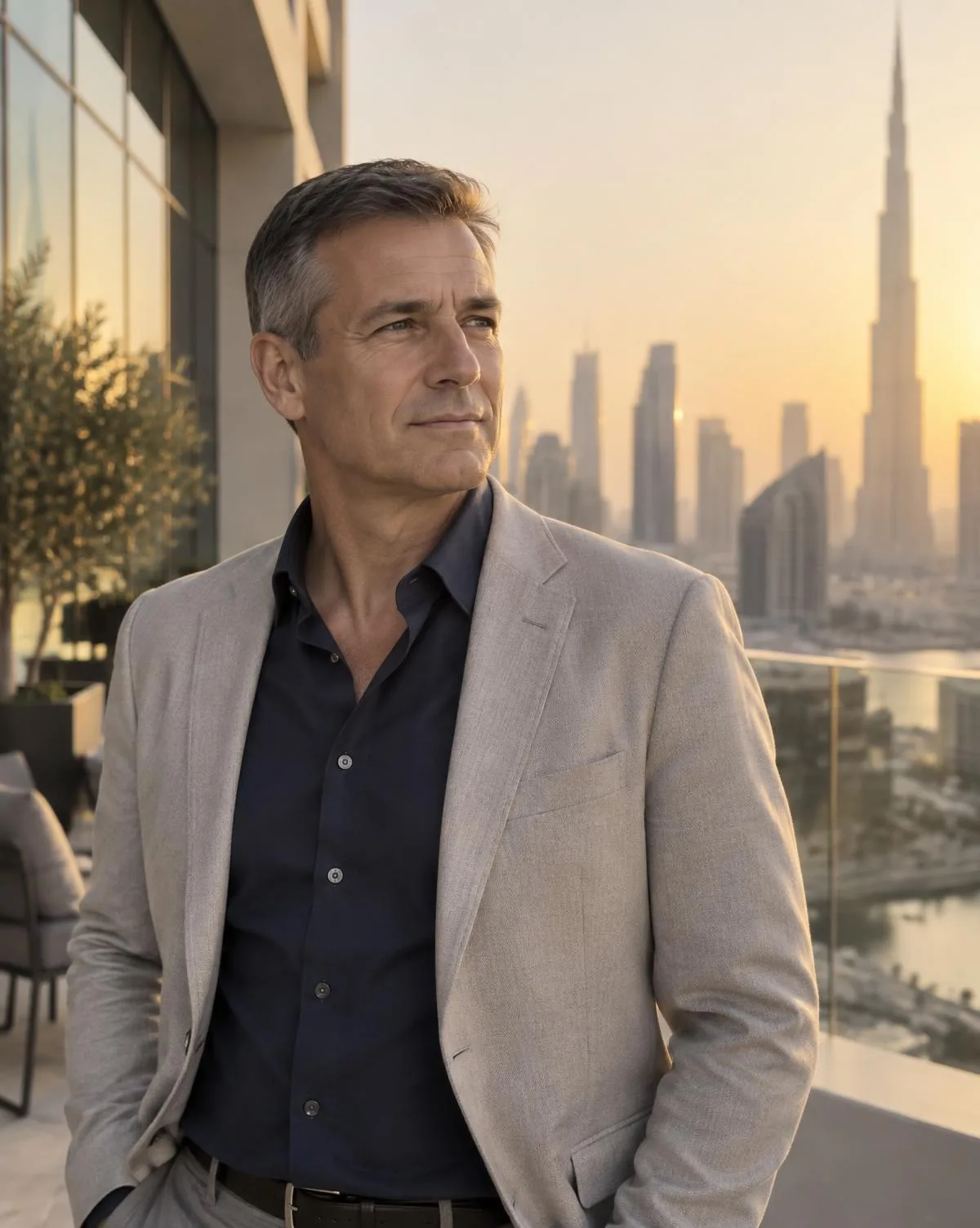 A British national in his fifties, resident in Dubai, whose UK commercial property is held through a UAE Foundation and a Barbados based PPLI